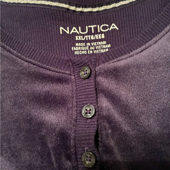 Nautica Women's Deep Purple/Plum Pullover Top XXL/TTG/EEG - Picture 2 of 9